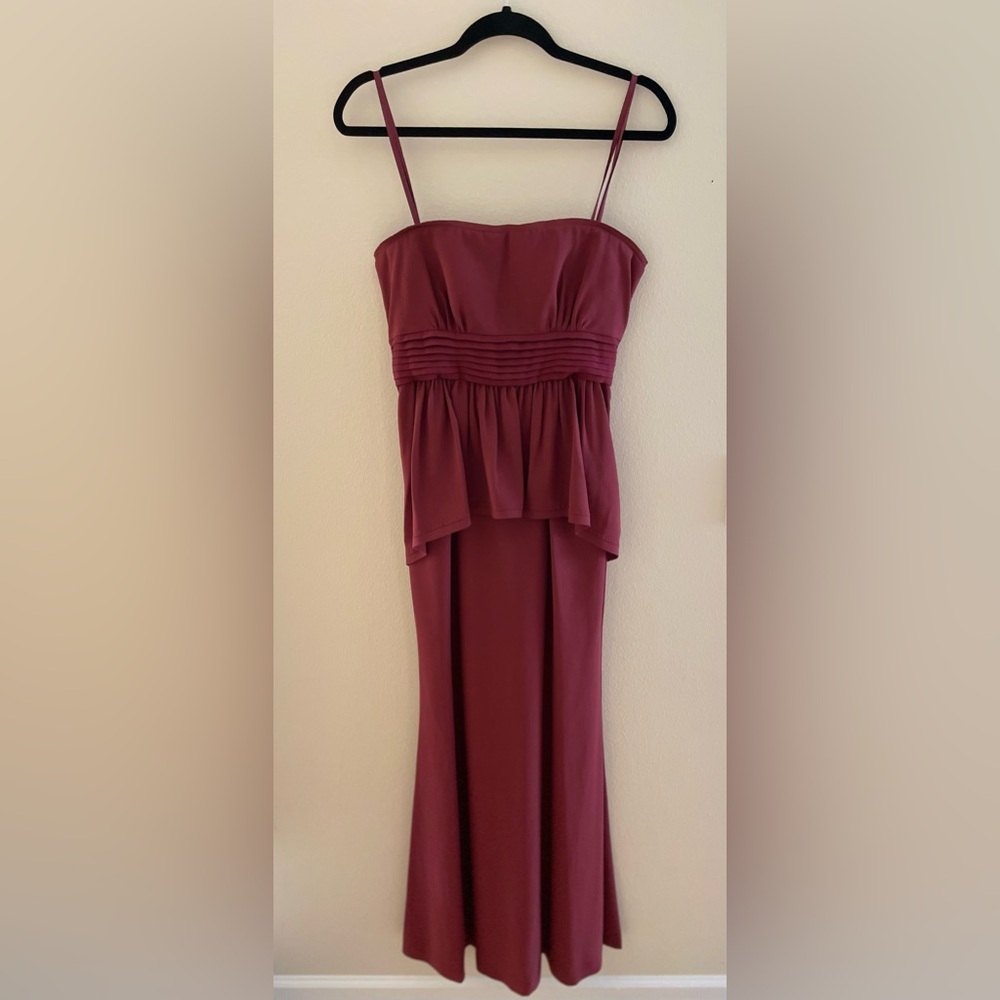 BCBGMaxAzria Ruella Gown in Merlot